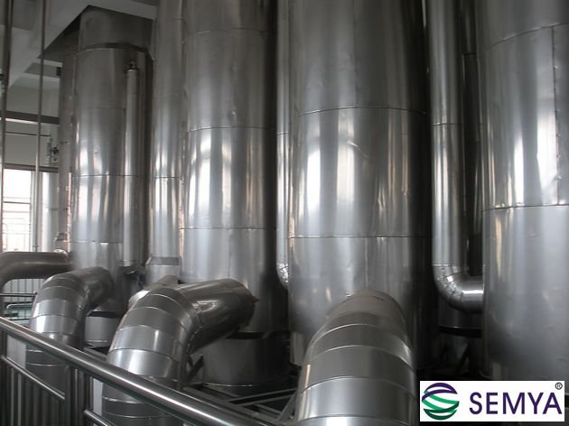 果葡糖漿10噸四效降膜蒸發(fā)器