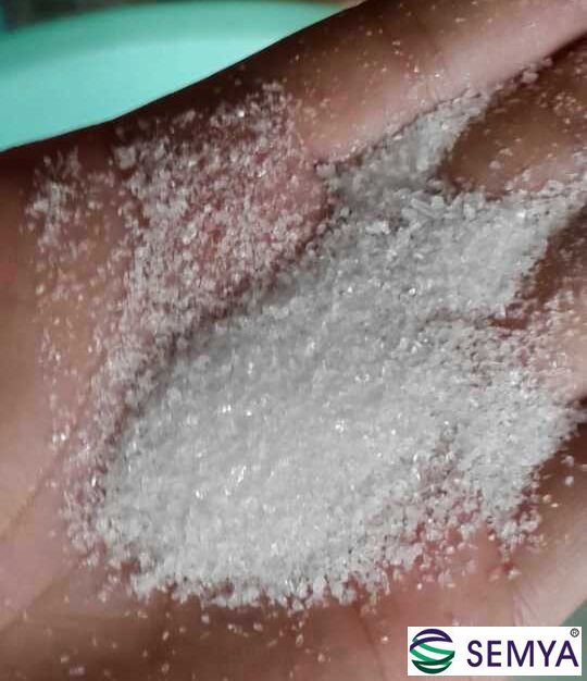 采用DTB結(jié)晶器生產(chǎn)的磷酸一銨現(xiàn)場結(jié)晶顆粒